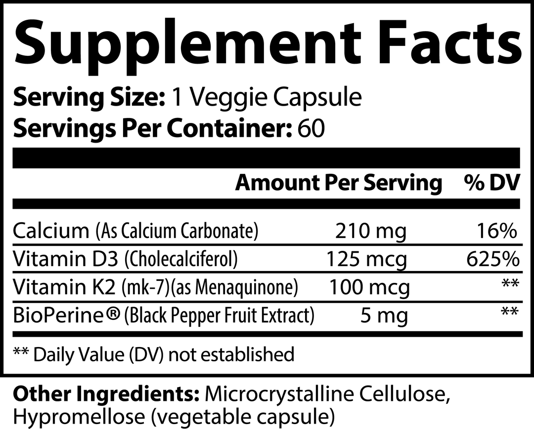 Vitamin D3 & K2