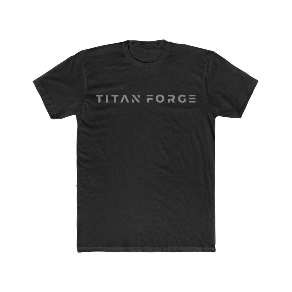 Men's Fitted Cotton Crew Tee - Titan Forge
