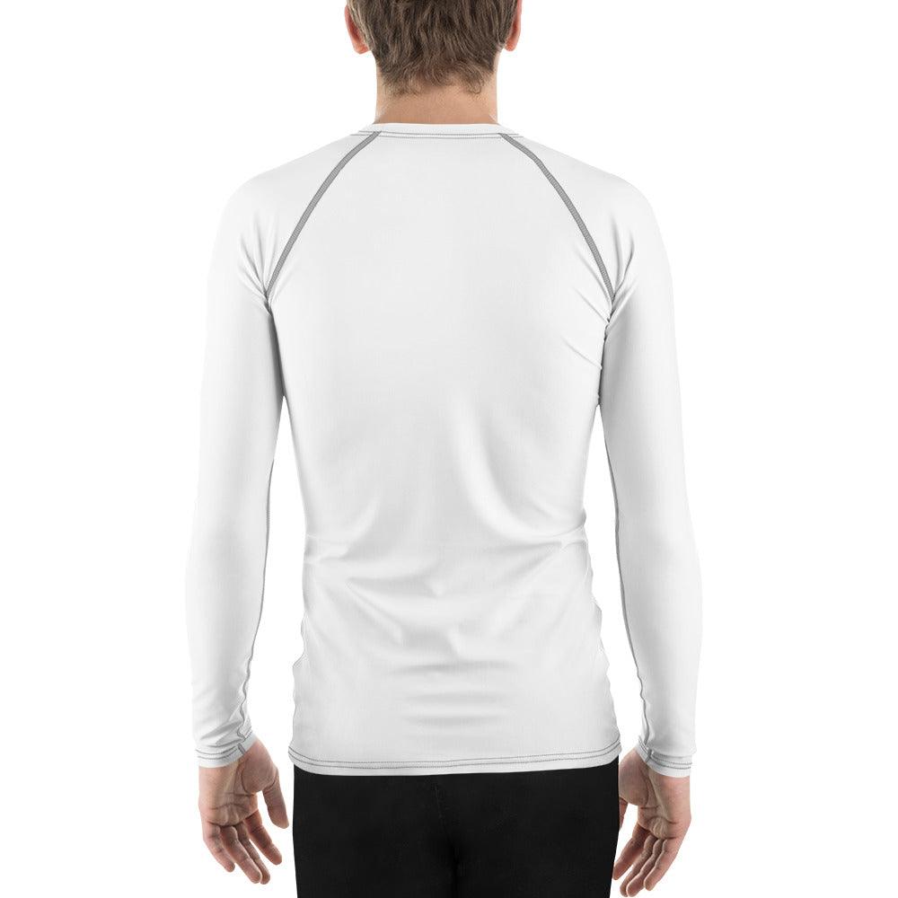 Men's Long Sleeve Compression Shirt (White) - Titan Forge