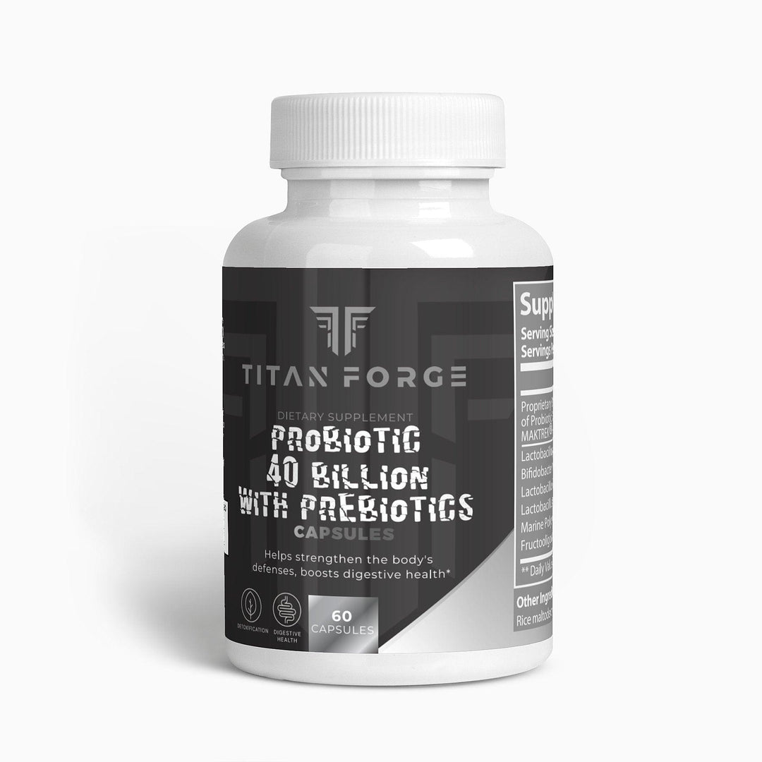 Probiotic 40 Billion with Prebiotics - Titan Forge